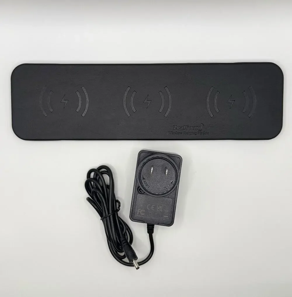 ZealSound 3 in 1 Wireless Charging Pad for iPhone Samsung AirPods 24W Adapter